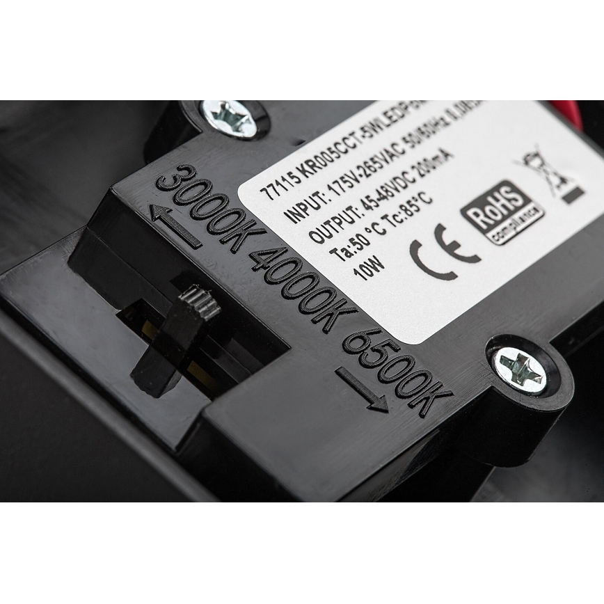 Rabalux - LED Lauko sieninis šviestuvas su jutikliu LED/9W/230V 2700/4000/6500K IP54 juoda