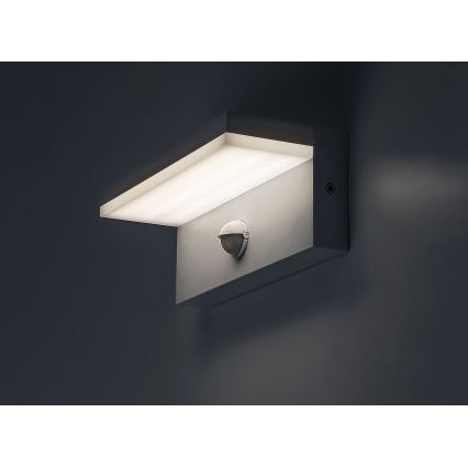 Rabalux - LED Lauko sieninis šviestuvas su jutikliu LED/9W/230V 2700/4000/6500K IP54 balta