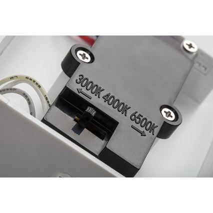 Rabalux - LED Lauko sieninis šviestuvas su jutikliu LED/9W/230V 2700/4000/6500K IP54 balta
