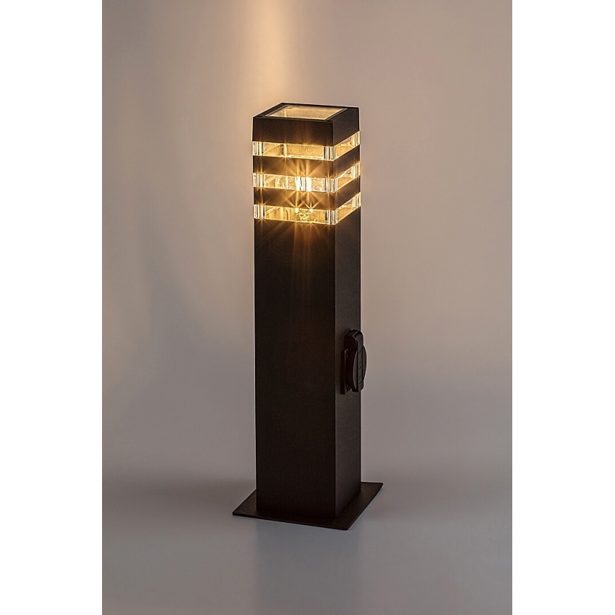 Rabalux - Lauko lempa su lizdu 1xE27/12W/230V IP44