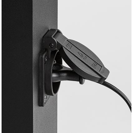 Rabalux - Lauko lempa su lizdu 1xE27/12W/230V IP44