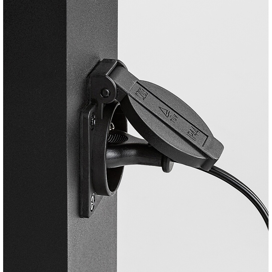 Rabalux - Lauko lempa su lizdu 1xE27/12W/230V IP44
