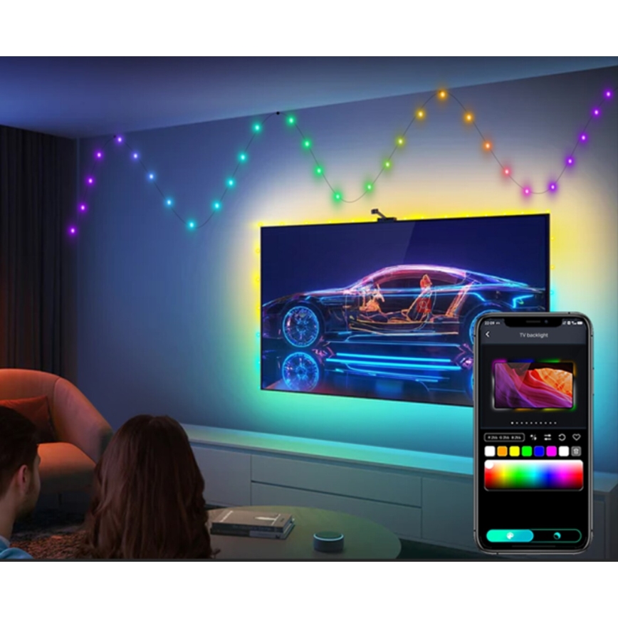 Rabalux - LED RGB juosa LED/2,8W/5V 5m IP44 WiFi + nuotolinio valdymo pultas