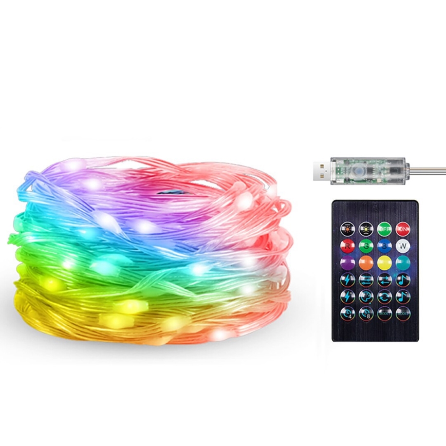 Rabalux - LED RGB juosa LED/2,8W/5V 5m IP44 WiFi + nuotolinio valdymo pultas