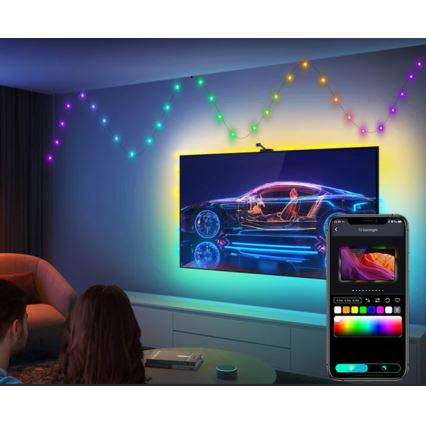 Rabalux - LED RGB juosta LED/3,2W/5V 10m IP44 Wi-Fi + nuotolinio valdymo pultas