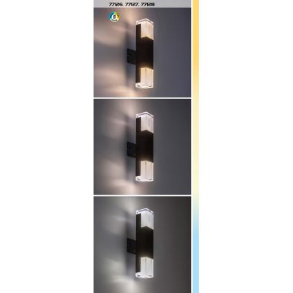 Rabalux - LED sieninis lauko šviestuvas LED/7W/230V 2700/4000/6000K IP54