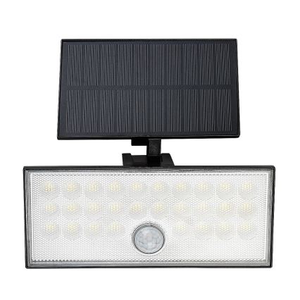 Rabalux - LED Saulės energijos prožektorius su jutiklliu LED/8W/3,7V 1800mAh IP65 + nuotolinio valdymo pultas