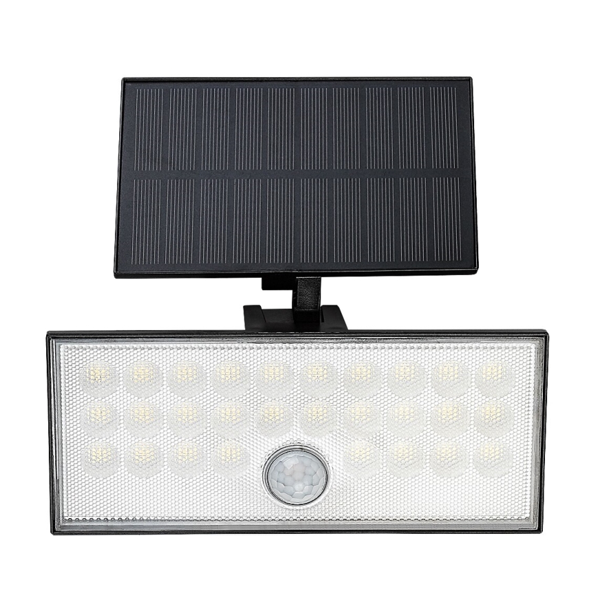 Rabalux - LED Saulės energijos prožektorius su jutiklliu LED/8W/3,7V 1800mAh IP65 + nuotolinio valdymo pultas
