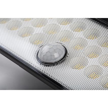 Rabalux - LED Saulės energijos prožektorius su jutiklliu LED/8W/3,7V 1800mAh IP65 + nuotolinio valdymo pultas