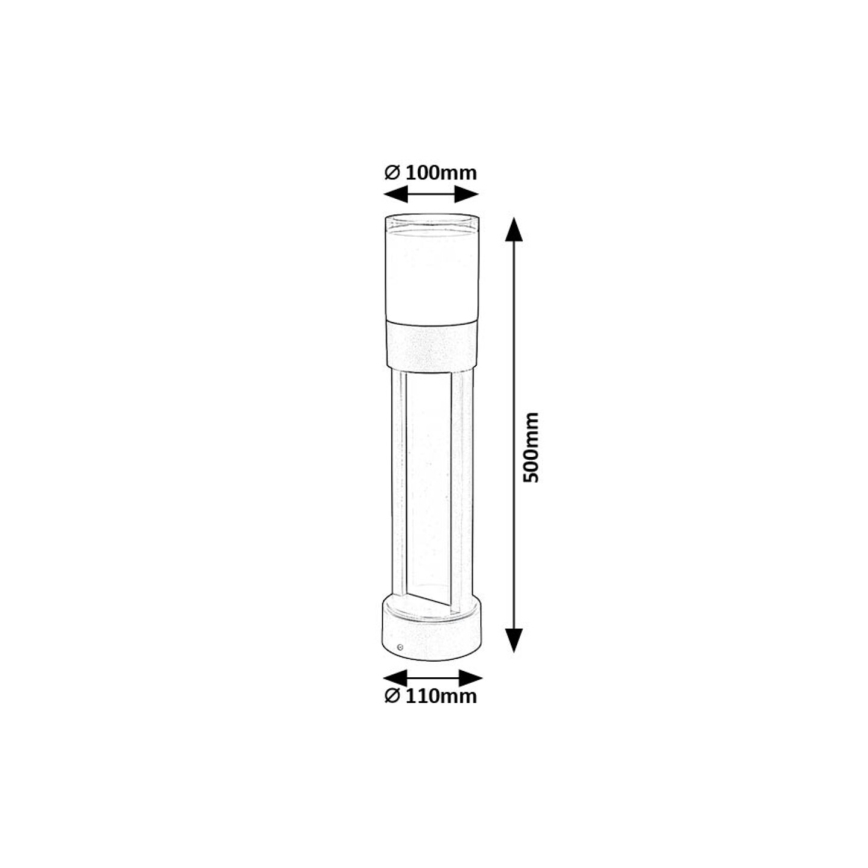 Rabalux - LED lauko šviestuvas LED/12W/230V IP44 50 cm
