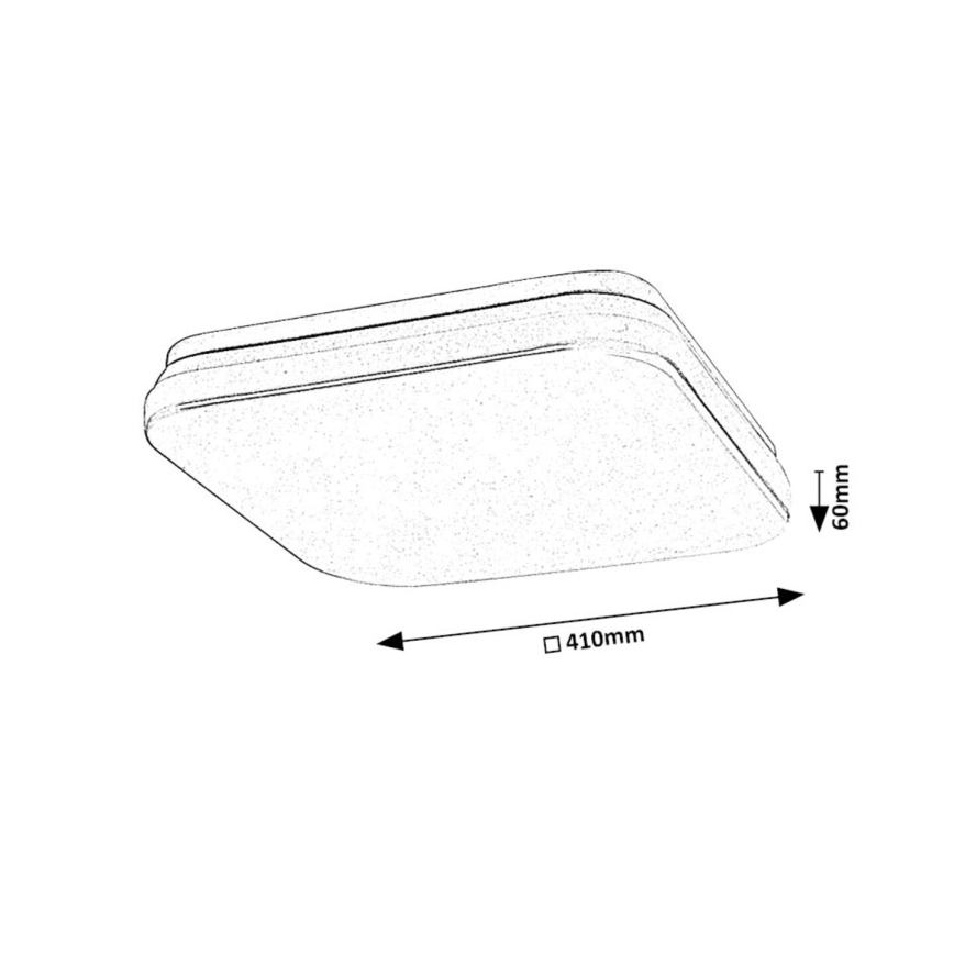 Rabalux - LED lubinis vonios šviestuvas LED/36W/230V 3000/4000/6000K IP44