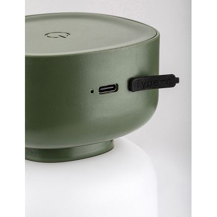Rabalux - LED Reguliuojama lauko jutiklinė įkraunama stalinė lempa LED/3W/5V IP44 žalia
