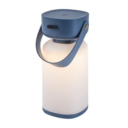 Rabalux - LED Reguliuojama lauko jutiklinė įkraunama stalinė lempa LED/3W/5V IP44 mėlyna