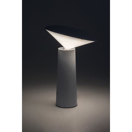 Rabalux - LED Pritemdoma įkraunama jutiklinė stalinė lempa POLPERRO LED/3W/3,7V 1200mAh balta