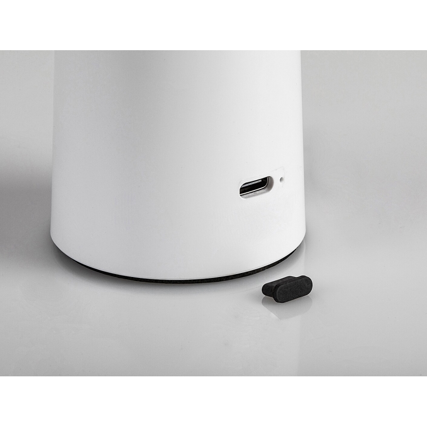 Rabalux - LED Pritemdoma įkraunama jutiklinė stalinė lempa POLPERRO LED/3W/3,7V 1200mAh balta