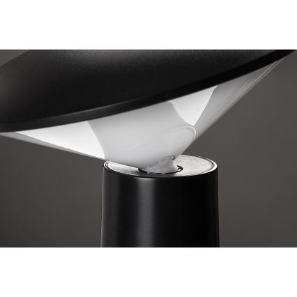 Rabalux - LED Pritemdoma įkraunama jutiklinė stalinė lempa POLPERRO LED/3W/3,7V 1200mAh juoda