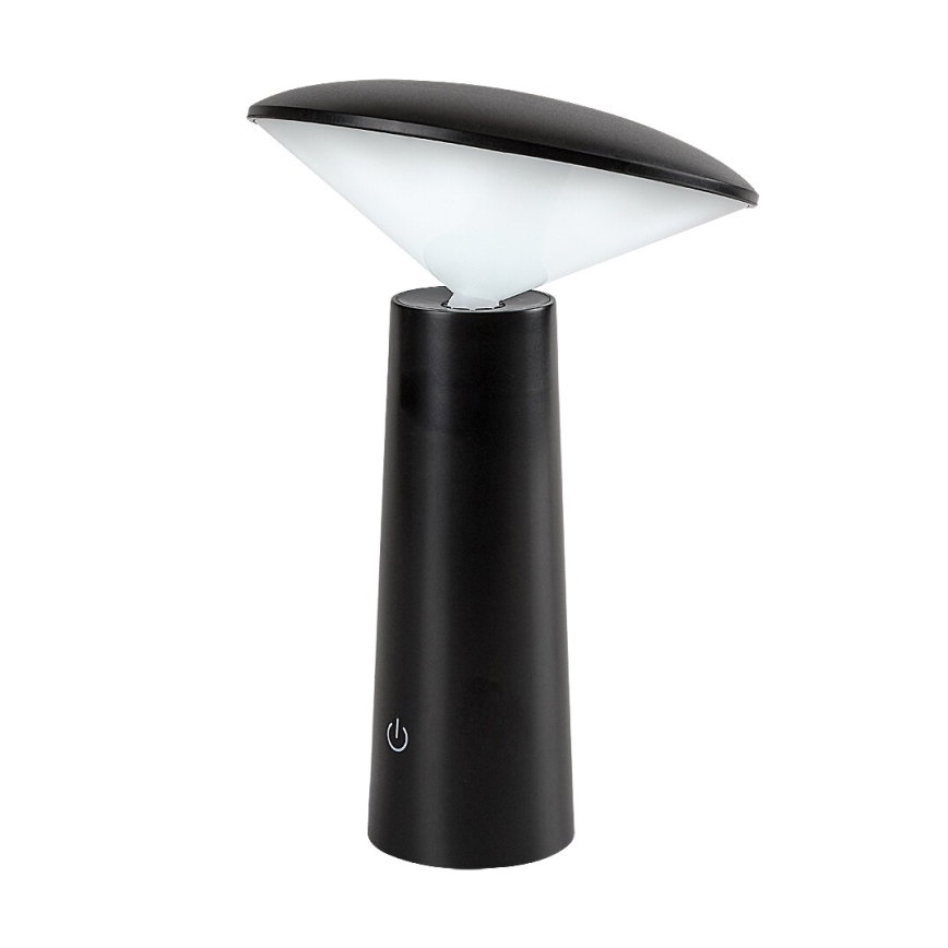 Rabalux - LED Pritemdoma įkraunama jutiklinė stalinė lempa POLPERRO LED/3W/3,7V 1200mAh juoda