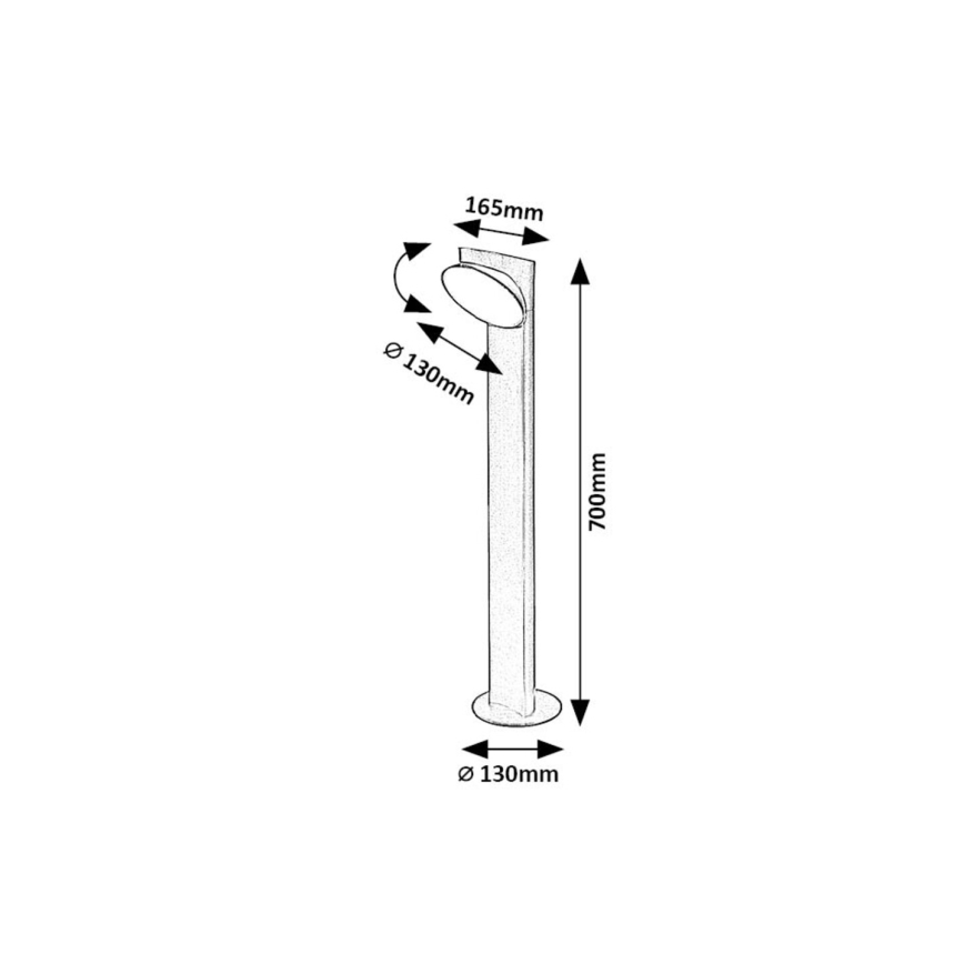 Rabalux - LED lauko šviestuvas LED/12W/230V IP54