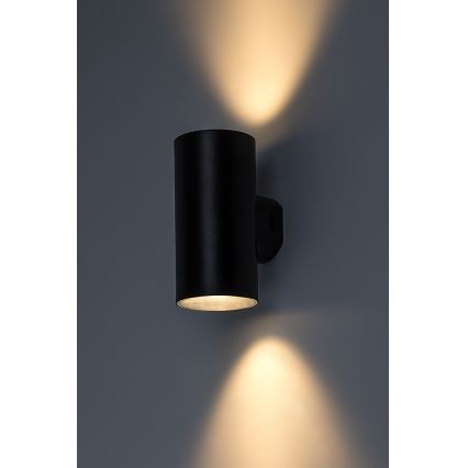 Rabalux - LED sieninis lauko šviestuvas LED/18W/230V 2700/4000/6500K IP65 juoda