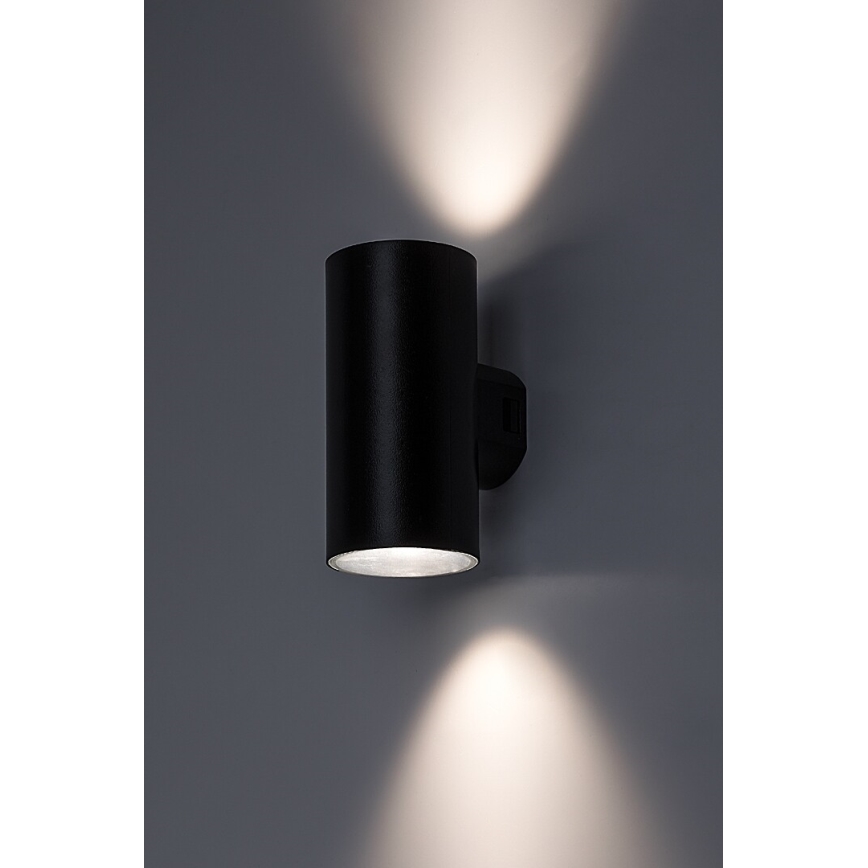 Rabalux - LED sieninis lauko šviestuvas LED/18W/230V 2700/4000/6500K IP65 juoda