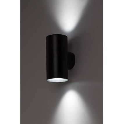 Rabalux - LED sieninis lauko šviestuvas LED/18W/230V 2700/4000/6500K IP65 juoda