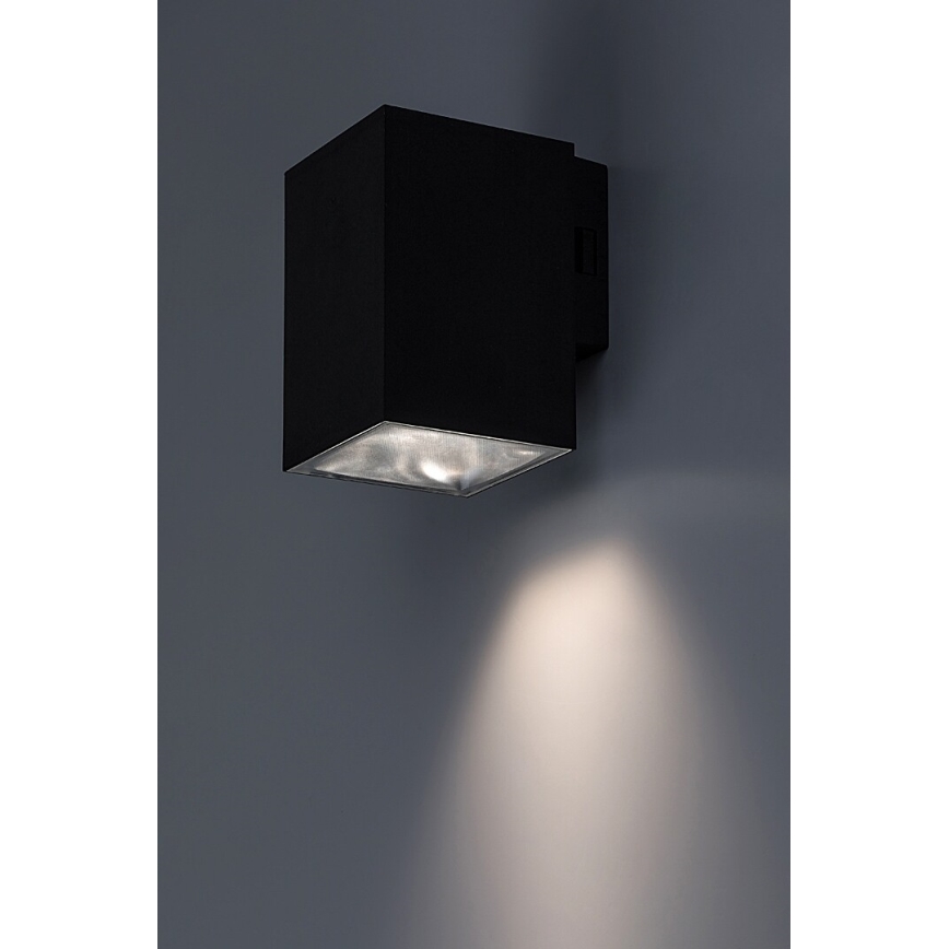 Rabalux - LED sieninis lauko šviestuvas LED/9W/230V 2700/4000/6500K IP65 juoda