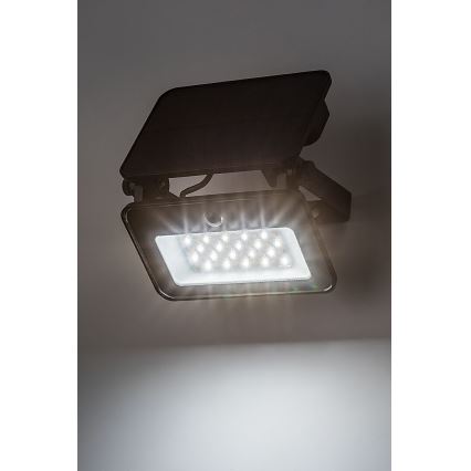 Rabalux - LED Saulės energijos prožektorius su jutiklliu LED/6W/3,7V 3000/4000/6500K IP65