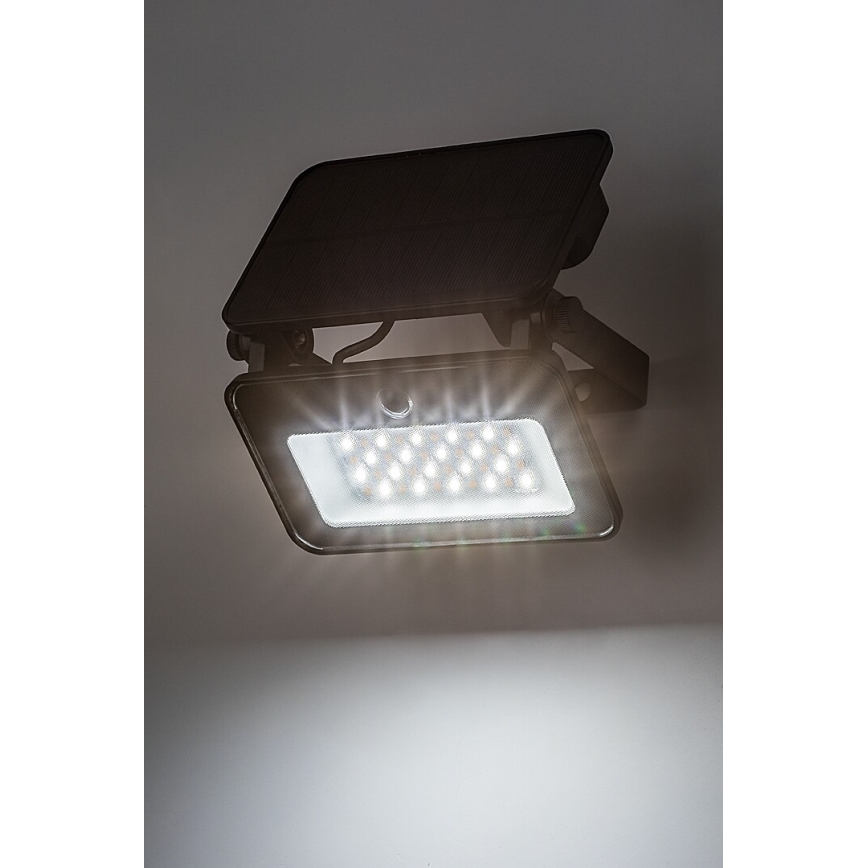 Rabalux - LED Saulės energijos prožektorius su jutiklliu LED/6W/3,7V 3000/4000/6500K IP65