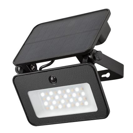 Rabalux - LED Saulės energijos prožektorius su jutiklliu LED/6W/3,7V 3000/4000/6500K IP65