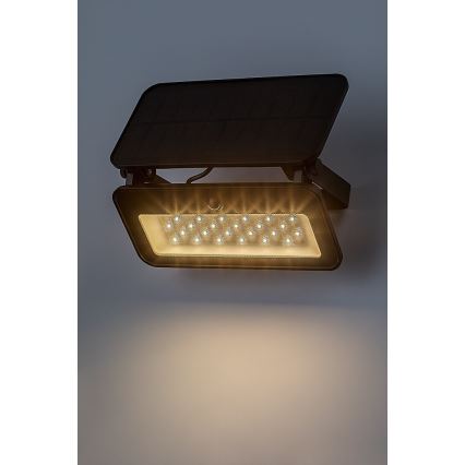 Rabalux - LED Saulės energijos prožektorius su jutiklliu LED/8W/3,7V 3000/4000/6500K IP65