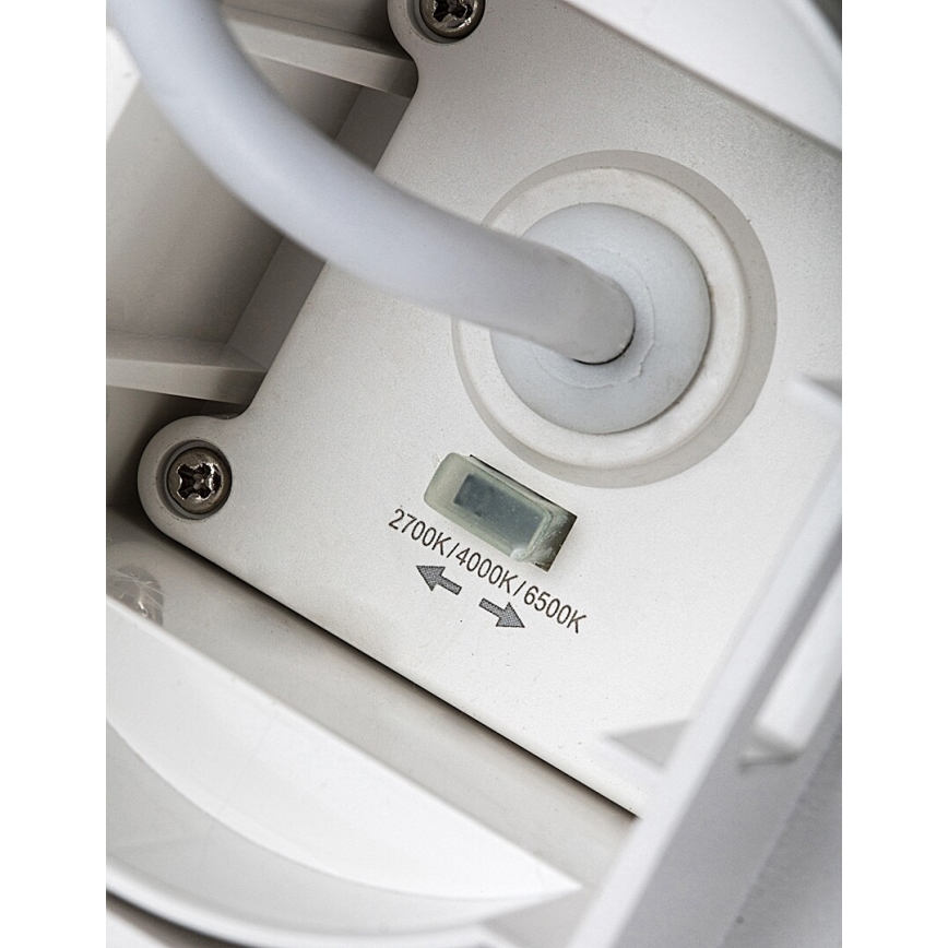 Rabalux - LED sieninis lauko šviestuvas LED/9W/230V 2700/4000/6500K IP65 balta