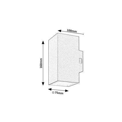 Rabalux - LED sieninis lauko šviestuvas LED/18W/230V 2700/4000/6500K IP65 balta