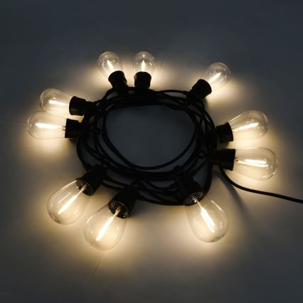 Rabalux - LED grandinė, įkraunama saulės šviesa LED/3,6W/3,7V 6,5 m 1200mAh IP44