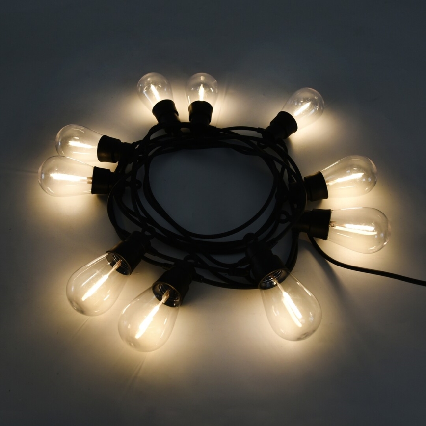 Rabalux - LED grandinė, įkraunama saulės šviesa LED/3,6W/3,7V 6,5 m 1200mAh IP44