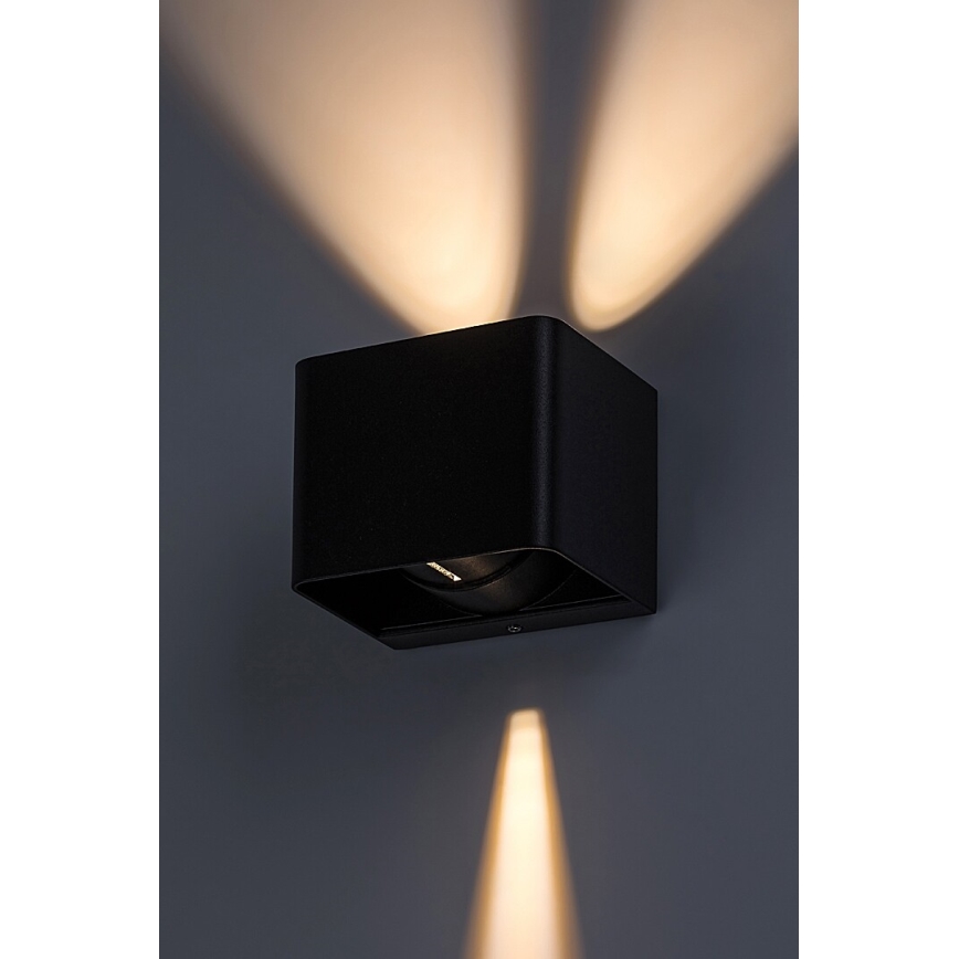 Rabalux - LED sieninis lauko šviestuvas LED/10W/230V IP54 juoda