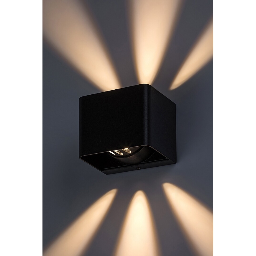 Rabalux - LED sieninis lauko šviestuvas LED/10W/230V IP54 juoda