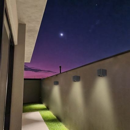 Rabalux - LED sieninis lauko šviestuvas LED/10W/230V IP54 juoda