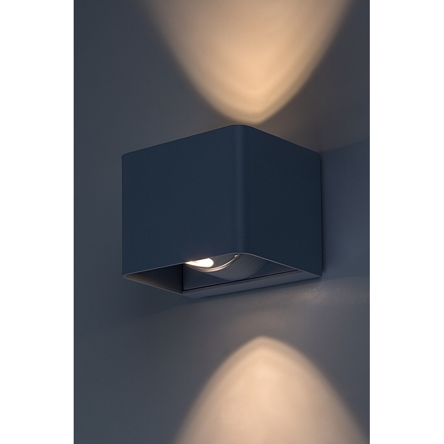 Rabalux - LED sieninis lauko šviestuvas LED/10W/230V IP54 pilka