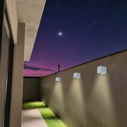 Rabalux - LED sieninis lauko šviestuvas LED/10W/230V IP54 pilka