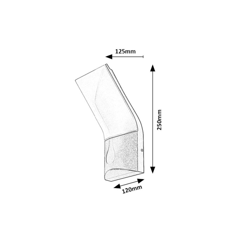Rabalux - LED sieninis lauko šviestuvas LED/10W/230V IP54