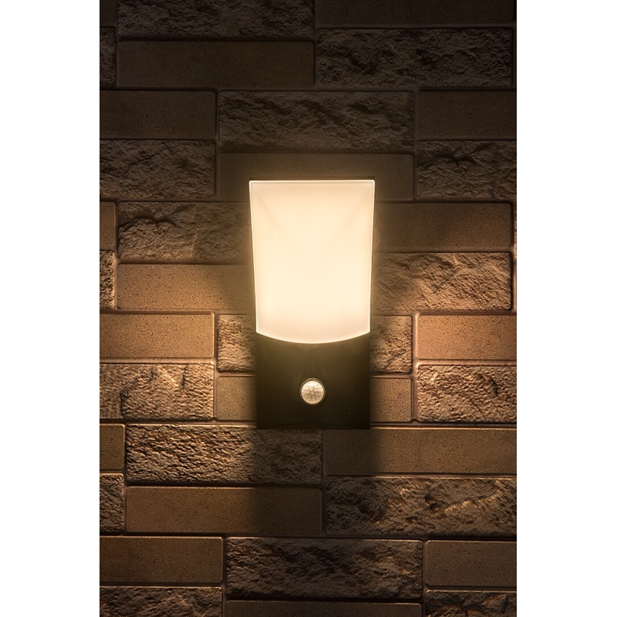 Rabalux - LED Lauko sieninis šviestuvas su jutikliu LED/10W/230V IP54