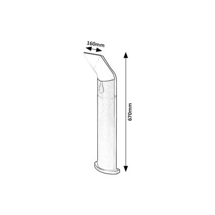 Rabalux - LED lauko šviestuvas LED/10W/230V IP54