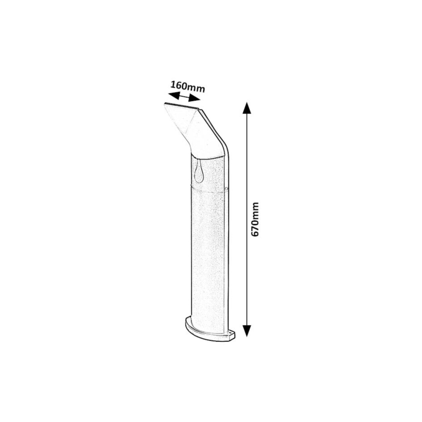 Rabalux - LED lauko šviestuvas LED/10W/230V IP54