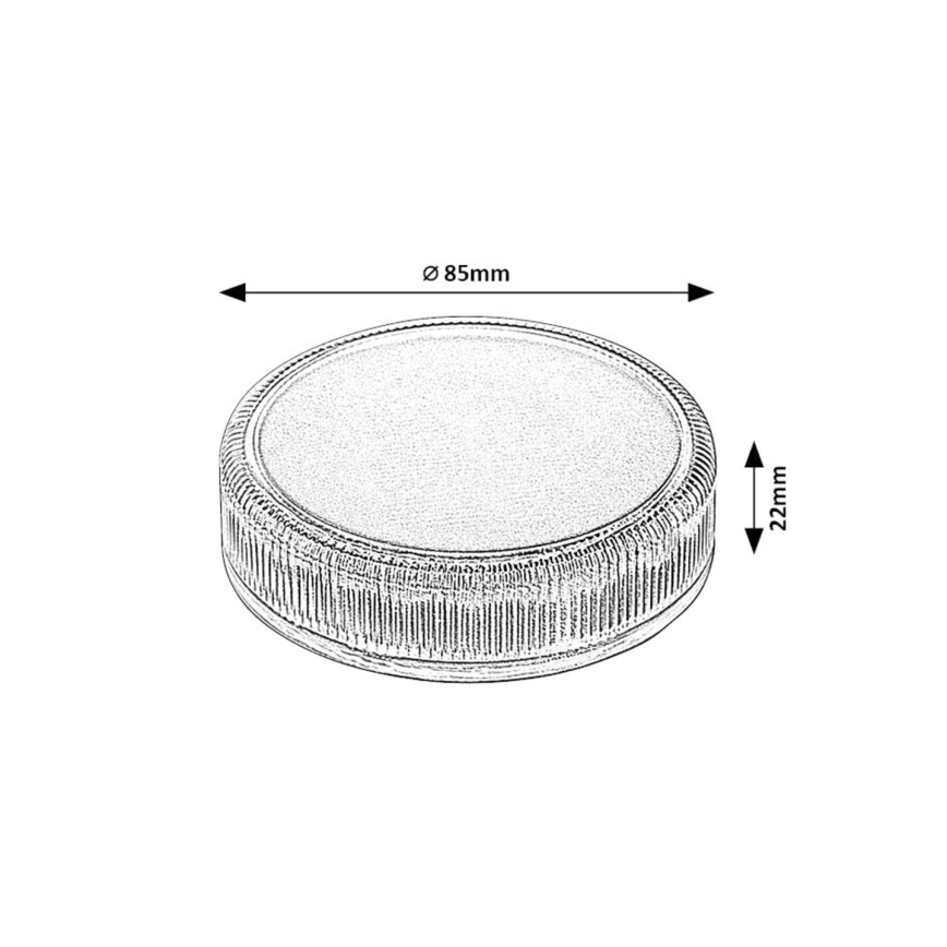 Rabalux - LED apšvietimas, įkraunamas saulės energija LED/0,3W/1,2V 800mAh IP65