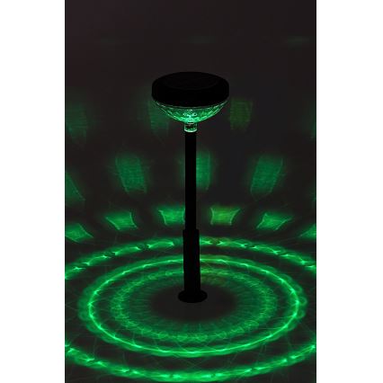 Rabalux - LED RGB šviestuvas, įkraunamas saulės energija LED/0,1W/1,2V 600mAh IP44