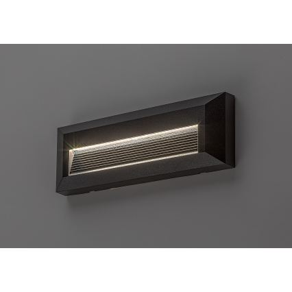 Rabalux - LED lauko sieninis šviestuvas LED/6W/230V IP65 juodas