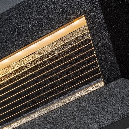 Rabalux - LED lauko sieninis šviestuvas LED/6W/230V IP65 juodas