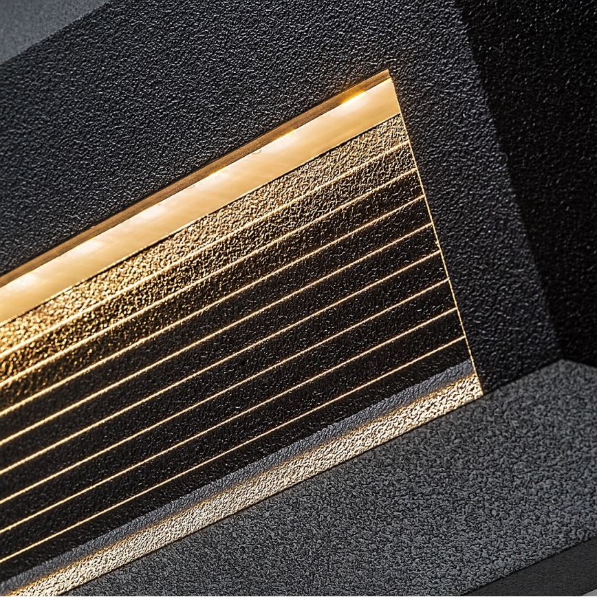 Rabalux - LED lauko sieninis šviestuvas LED/6W/230V IP65 juodas