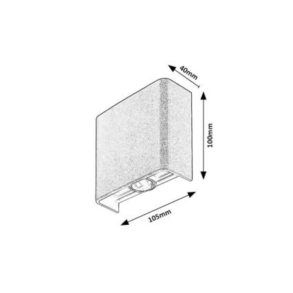 Rabalux - LED lauko sieninis šviestuvas 2W/230V 2000/2700/4000K IP65