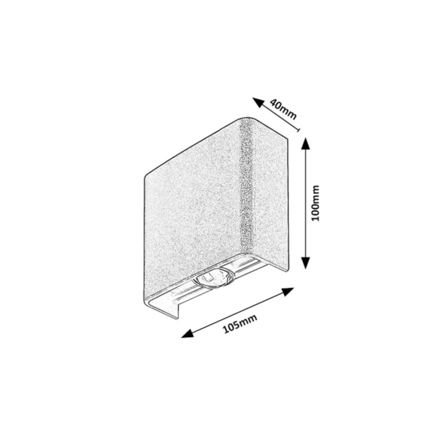 Rabalux - LED lauko sieninis šviestuvas 2W/230V 2000/2700/4000K IP65